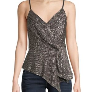 Stunning Parker NYC Sequin Top NWT Size Large
